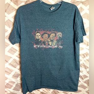 Horror film tee “we’ve been expecting you”